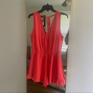 ASTR / Nordstrom Coral Romper